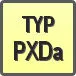 Piktogram - Typ: PXDa